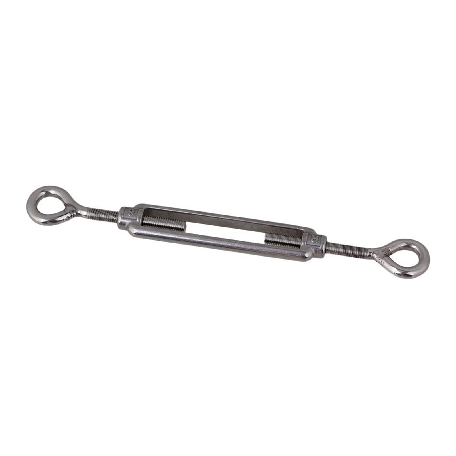 Tensor de Tensor Ajustable de Gancho y Ojo, 20 tensores de Cable de Acero Inoxidable Ajustables M6 de Ojo a Ojo