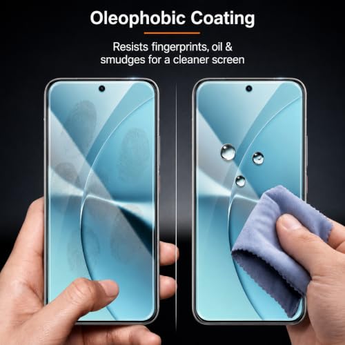 Image of Tempered Glass for Redmi Turbo 5 Screen Protector (6.59 inch) | 9H Hardness | Edge-to-Edge | HD Clear | Bubble-Free | Scratch Resistant | Oleophobic Coating | Case Friendly