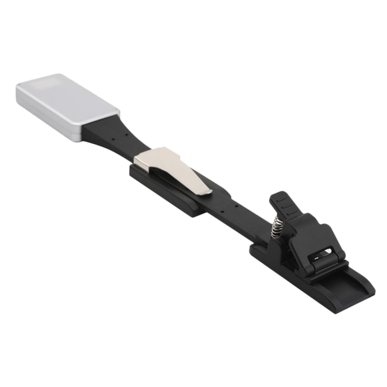 iplusmile Lampada LED da Lettura a Clip Ricaricabile USB 250mah in Acrilico | Tre Temperature Colore, Luminosità Regolabile, Formato Portatile per Lettura e Studio