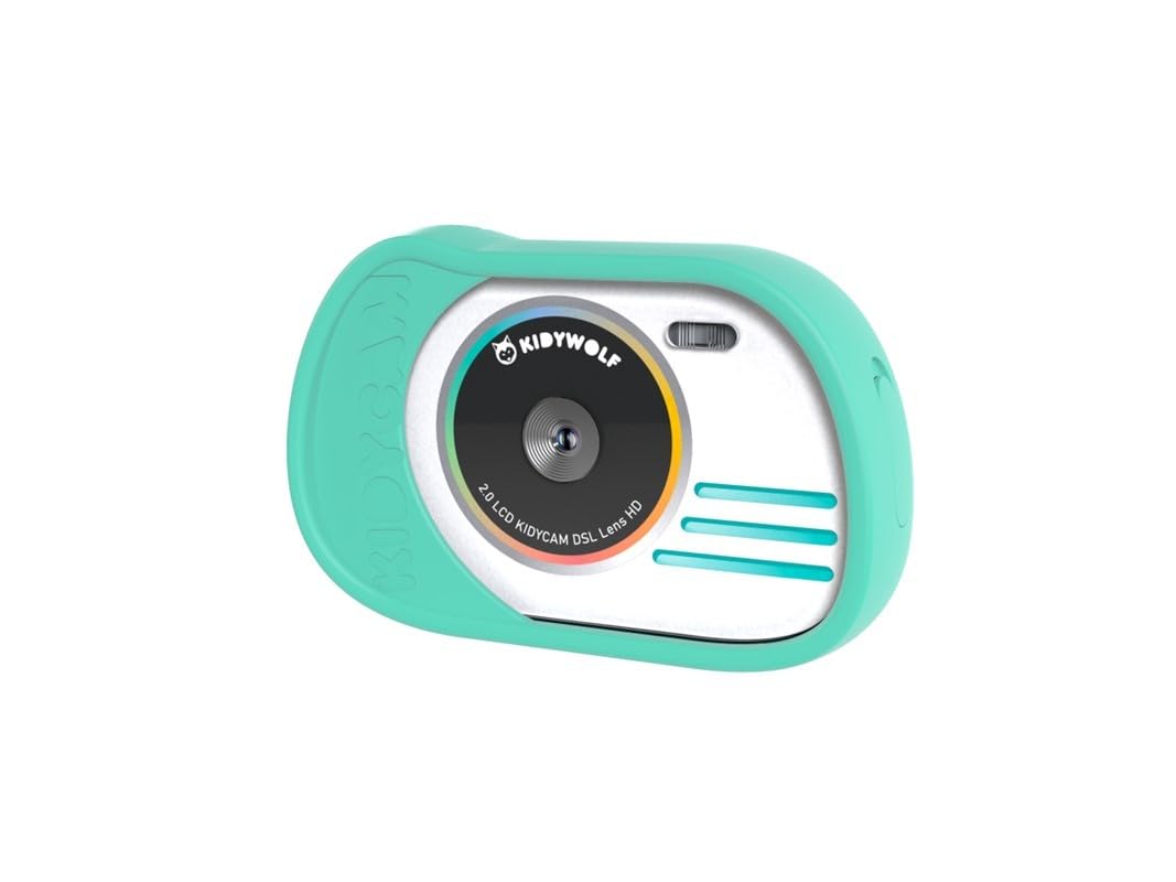 Le KIDYCAM est idéal pour Les Enfants grâce à Son Design Qui Permet Une Prise en Main optimale. Il accompagnera Les Enfants dans Toutes Leurs Aventures Quotidiennes. Cyan