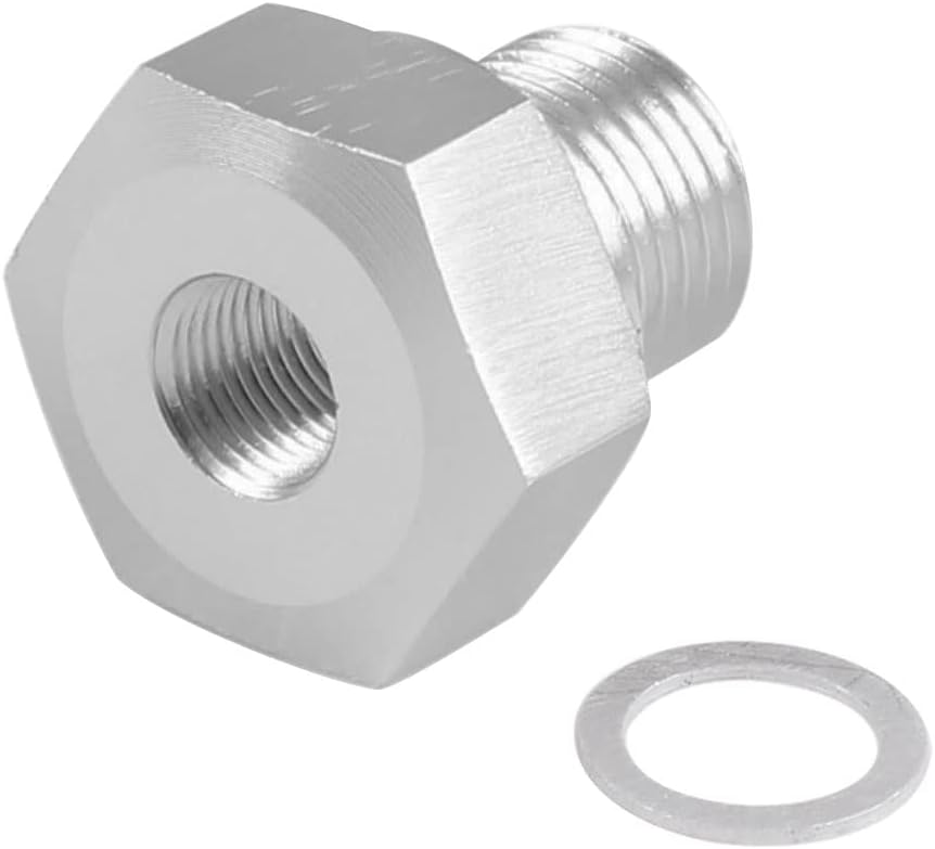 Yoebor M16 x 1.5 to 1/8 NPT Oil Pressure Sensor Adapter for