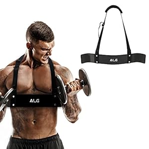 LYCC ALG Arm Blaster for Biceps & Triceps Dumbbell & Barbell Curls Muscle Builder Biceps Isolator – Heavy Duty Biceps Blaster for Body Builders & Weight Lifting Accessories