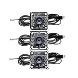 Kopinma 3PCS 100 Degree Camera Module 1MP OV9732 1280x720 USB Free Driver Manual Focusing Camera Module with 3 Meter Cable for WinXP/7/8/10