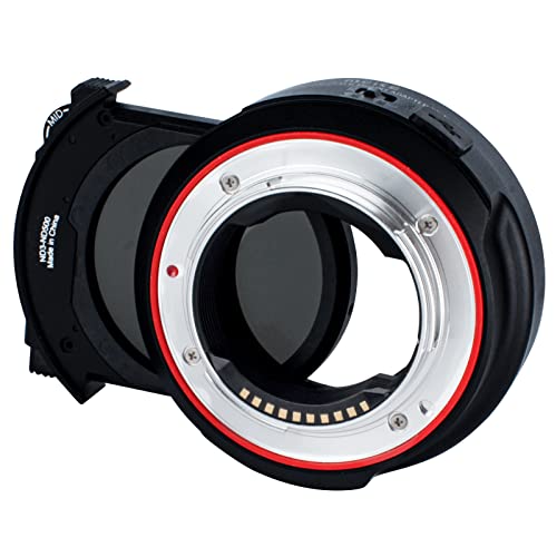 Meike MK-EFTE-C VND Auto-Focus Mount Lens Adapter with Drop-in Variable ND and UV Filters Converter for Canon EF/EF-S Lenses to Sony E Mount Cameras A9 A7III A7II A7 A7R3 A7R4 - Image 3