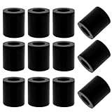 BokWin 12PCS 3D Printer Heat Bed Leveling Parts, Silicone 3D Printer Leveler Heatbed Silicone Leveling Column(Black)
