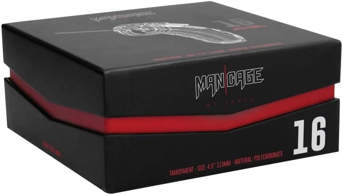 Shots Toys Model 16 Chastity 4.5 inches Cock Cage Silicone Urethral Sound
