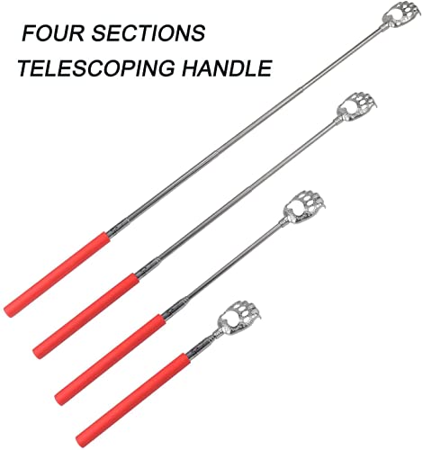 Image of WOVTE Bear Claw Red Telescopic Back Scratcher