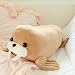 Smvala Weiches Walross Big Hugging Kissen Plüsch Kuscheltiere Kinderpuppe Hellbraun 21,65" Weihnachtsgeburtstagsgeschenk für Mädchen Jungen