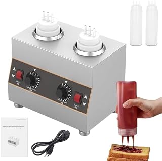Temperature Control Electric Sauce Dispenser for Commercial Use - Ideal for Cheese, BBQ, and Sauces - Professional Kitchen Essential for Restaurants and Food Trucks