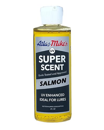 Atlas Mike's UV Super Scent for Fishing Bait to Attract Fish, Salmon