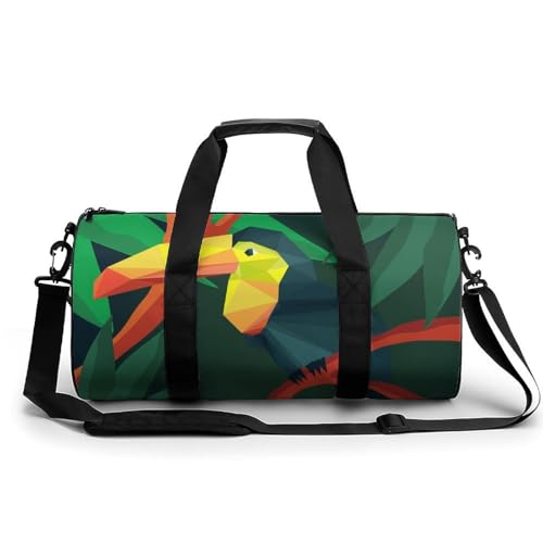 Sac de voyage perroquet géométrique 45cm contre le désordre