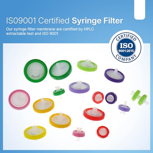 Image of Syringe Filters PES Membrane - 25 mm Membrane Diameter,0.45 um Pore Size,Pack of 500