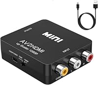 Algopix Similar Product 15 - GANA RCA to HDMI 1080P Mini RCA