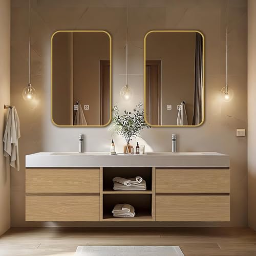 Suncharm Bathroom Vanity - Floating Bathroom Vanity with Double Sink