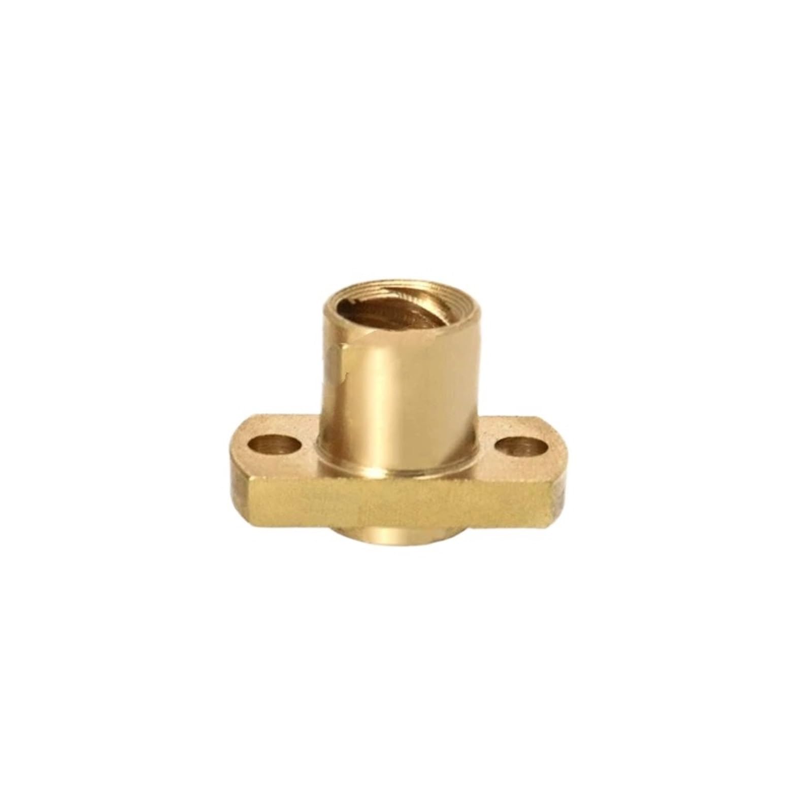 Metal Ball Screw nut 2Pcs 3 Brass T8 Nut Trapezoidal Screw, 2mm/4mm/8mm Lead Pitch 2mm Screw Nut(Lead 4mm)