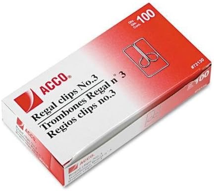 Miniatura 1 de ACC72130 - ACCOreg Regal Clips (clips de búho), acabado liso, 3 tamaños, 100caja