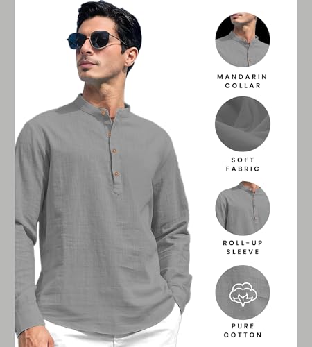 Image of Slim Fit Short Kurta for Men and Boys.(KRT BTN06, Navy Blue)