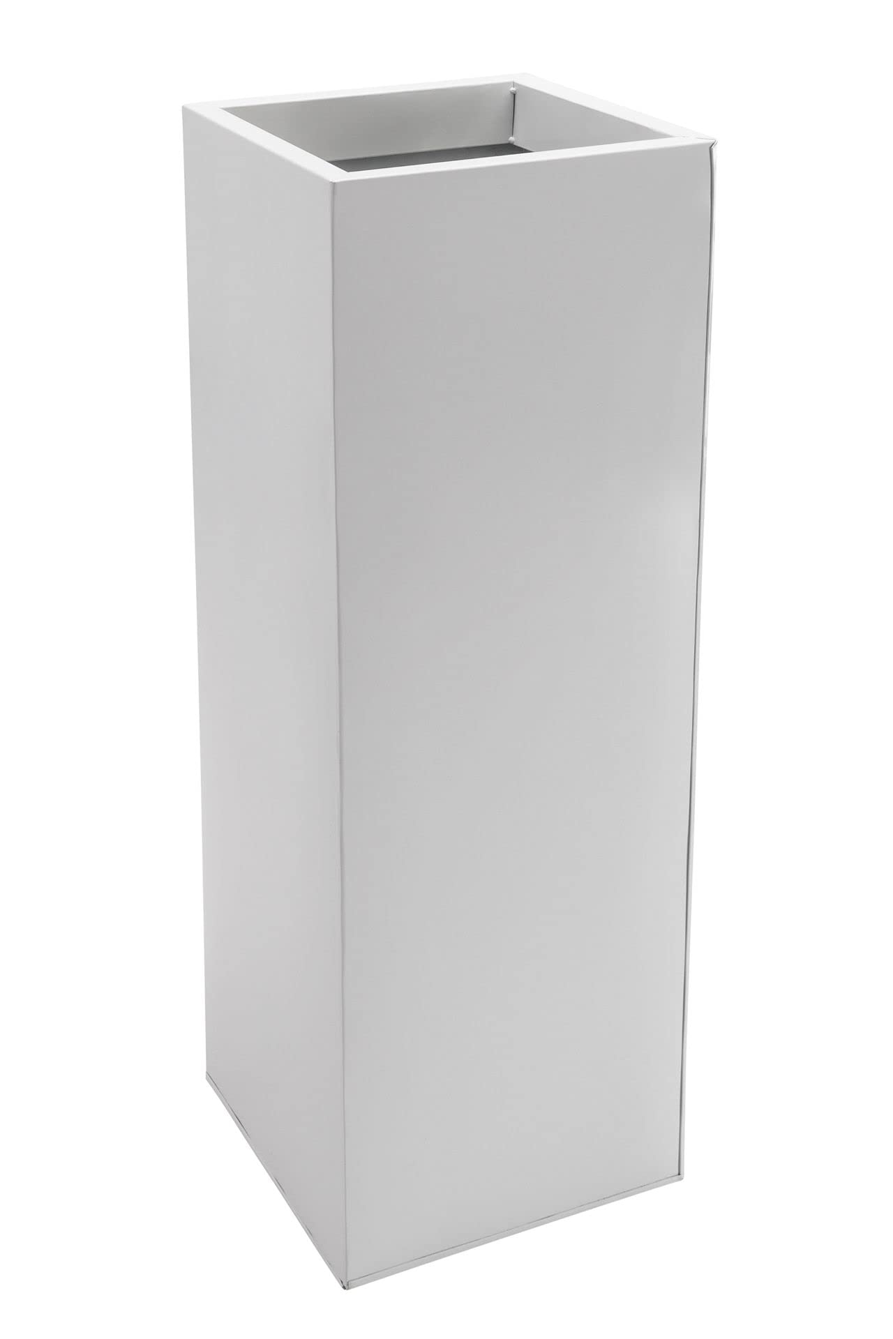 Einzel Zink Blumenkbel "Block" 100 cm, Wei, inkl. Bewsserungsystem:  Amazon.de: Garten