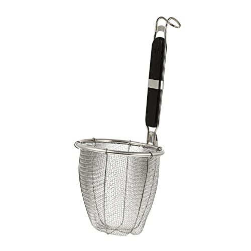 HOLIDYOYO Passoire à Nouilles En Matériau Anti-brûlure Poignée Longue Pour Cuisson Et Égouttage Pour Blanchir Légumes Et Cuire Pâtes Ustensile Manuel Cuisine Asiatique