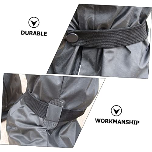 Botas de lluvia para hombre cubiertas de zapatos impermeables antideslizantes duraderas fáciles de poner y quitar zapatos limpios miniatura 7