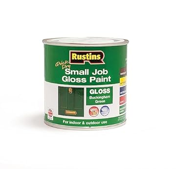 RUSTINS Small Job Gloss Paint Buckingham Green 250ml