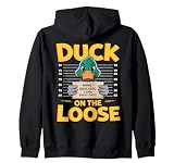 Duck en el nombre suelto Quackers Funny Duck Sudadera con Capucha