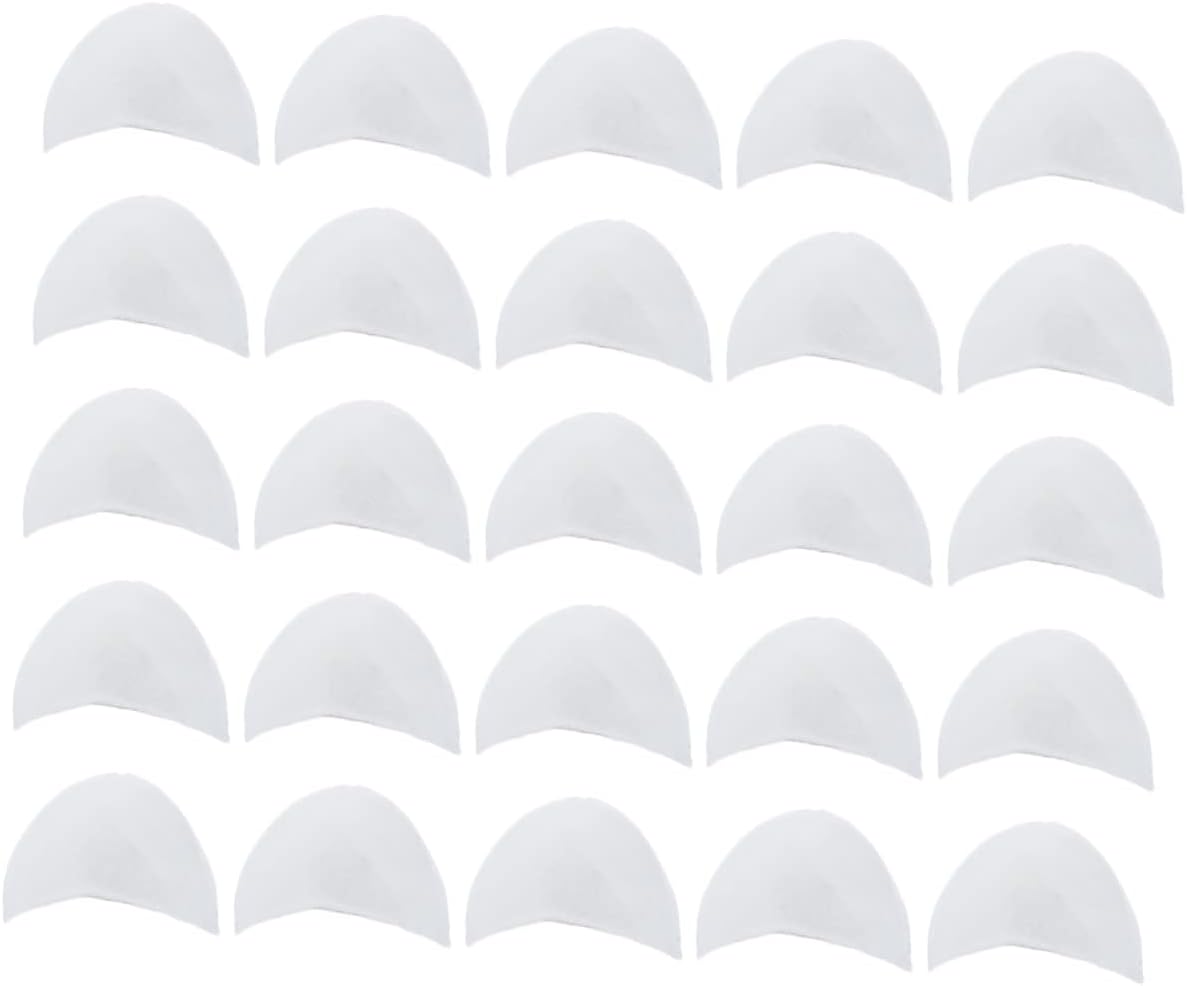 NUOBESTY 50pairs Shoulder Pads for Men Women Comfortable Breathable Cotton Shoulder Inserts Shirts Coats and Suits Washable Reusable Padding Shape