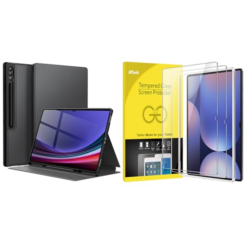 Funda Samsung Galaxy Tab S10 Ultra / S9 Ultra 14,6 JETech lote con soporte y cristal templado