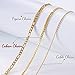 Lovenus Name Necklace Personalized, 18K Gold Plated Custom Name Necklaces for Women Customized Name Plate Pendant Jewelry Gifts for Women