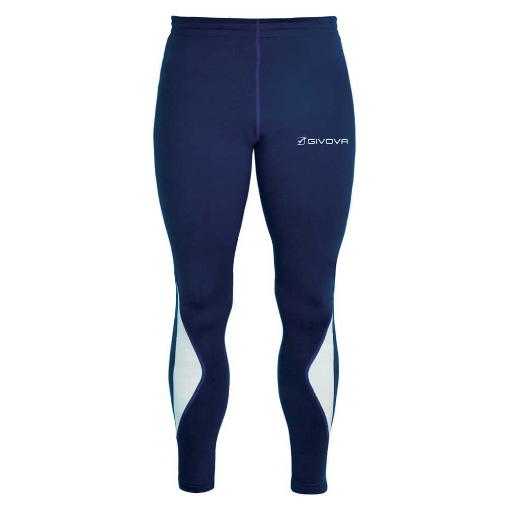 Givova, running long pant, blue, L