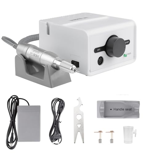 Taladro Eléctrico para Uñas NSKI 35000RPM Plateado miniatura 1