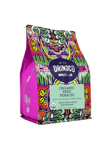 Orinoco Organic Peru café en grano tostado medio 2.5 lb miniatura 2