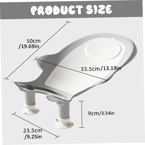 Support de bain pour bébé réglable et antidérapant | Transat de baignoire pour bébé 0-12 mois