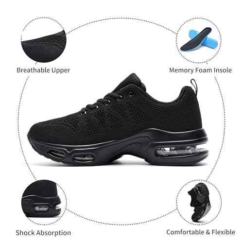 Image of Women's Plantar Fasciitis Shoes Arch Support Orthotic Walking Sneakers