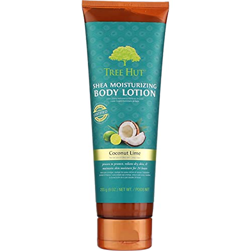 Tree Hut Shea Moisturizing Body Lotion, Coconut Lime 9 oz (Pack of 7)