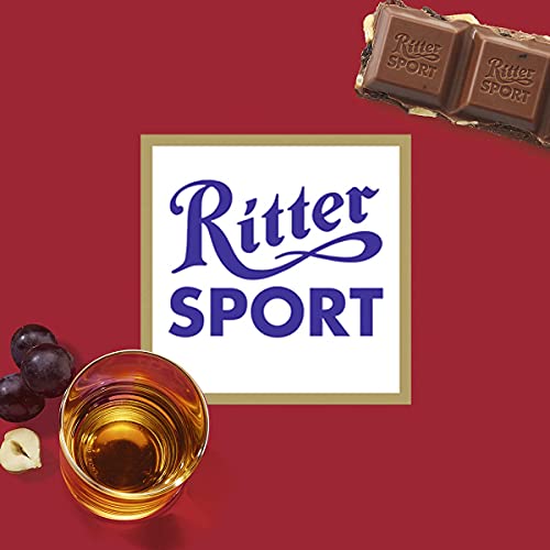 Ritter Sport Rum Trauben Nuss (100 g), Vollmilchschokolade mit echtem Jamaika-Rum, fruchtigen Trauben und Nussstückchen… – Bild 4