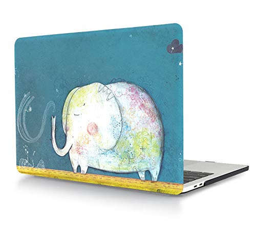 SwooK Case for MacBook Pro 13 Case 2020 Release A2289 A2251 MacBook Pro 13 inch Hard Shell case Cover (Pro 13 2020 Release M1 A2338, A2289, A2251, Lil Elephant)