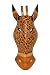 Oma Giraffe Mask African Safari Jungle Wall Hanging Decor Hand Painted, OMA FEDERAL (TM) BRAND