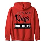 Photo Gallery it s my kings birthday shirt,happy birthday to my husband felpa con cappuccio Photo Gallery it s my kings birthday shirt,happy birthday to my husband felpa con cappuccio