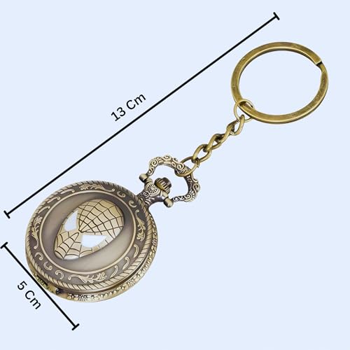 Image of Antique Bronze Pocket Premium Vintage Theme Metallic Home Key Chain & Key Rings | Best Gift for Men, Woman, Boys & Girls on their Special Occassions