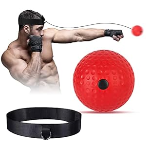 MHYS Boxing Reflex Ball, Boxing Training Ball, Boxing Ball with Headband, Speed Training Suitable for Adult/Kids Best…