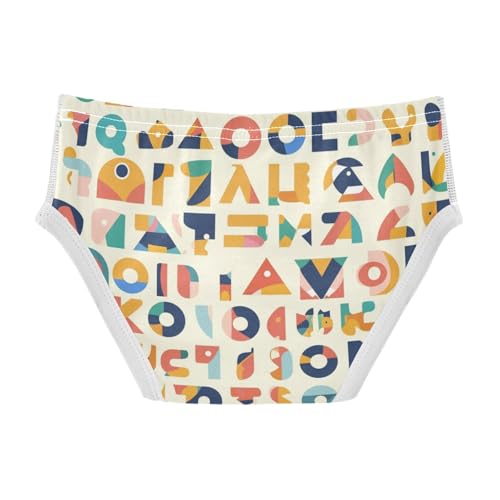 KLL Scandinavian Style Alphabet Little Boys Soft Briefs Underwear Breathable Children Panties2