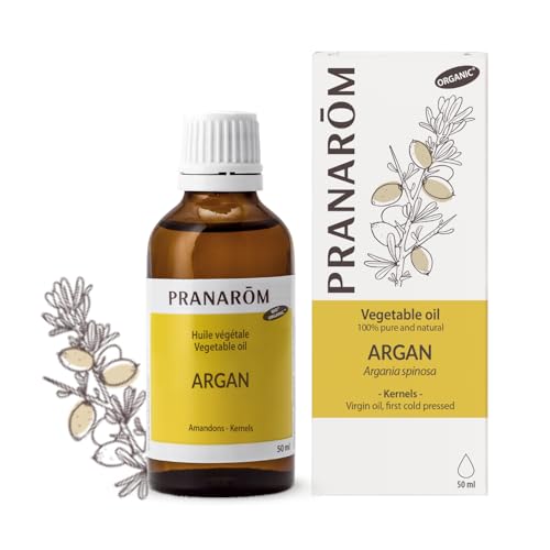 PRANAROM - Argán Bio - Aceite Vegetal - Belleza Del Cabello Y La Piel - Rico En Vitaminas Y Antioxidantes - 50ml