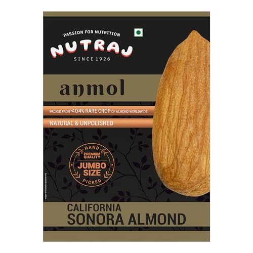 Nutraj Anmol Sonora Almonds|Badam Giri|Extra Long|Rich In Healthy Fats|Reduce Bad Cholesterol|Weight Loss - Whole (B0C2CLY7SN) Amazon Price History, Amazon Price Tracker