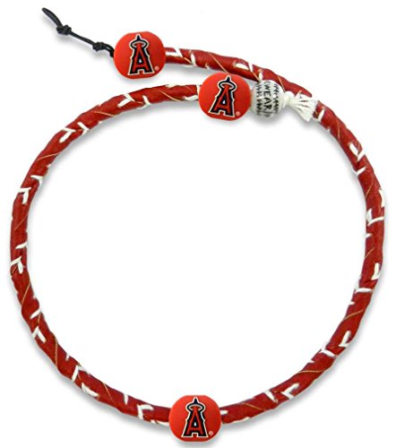 MLB Los Angeles Angels Team Color Frozen Rope Baseball Necklace