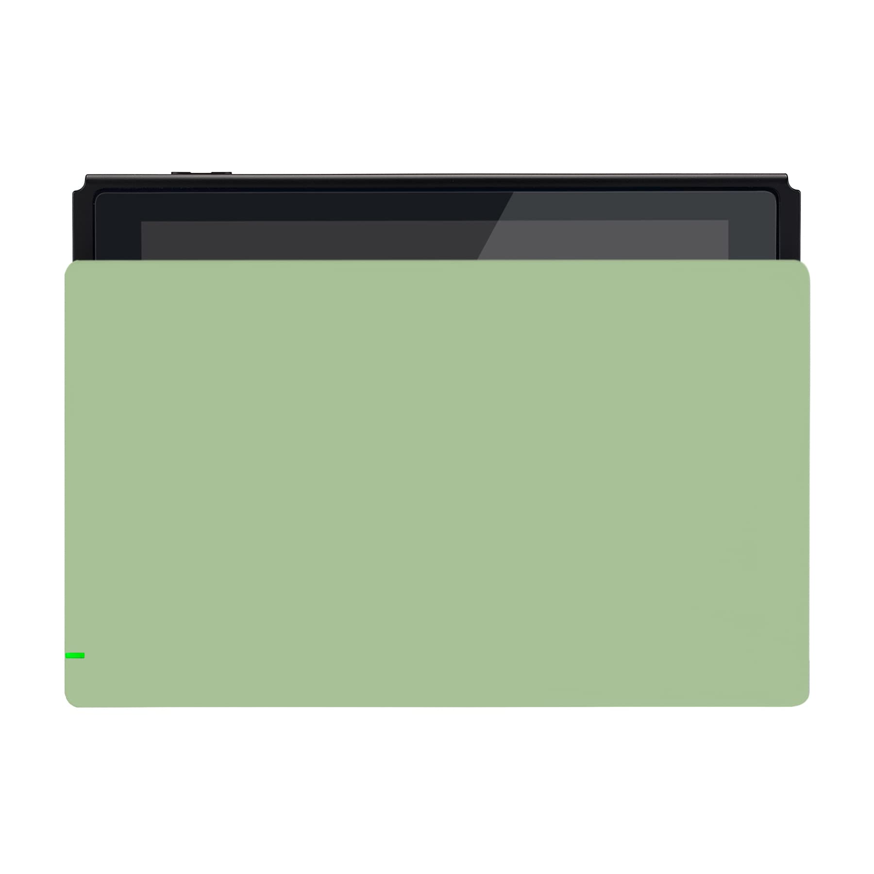 eXtremeRate Cover Ricambio per Nintendo Switch Dock,Custodia Scocca Copertura Case per Nintendo Switch,Senza Dock-Matcha Verde