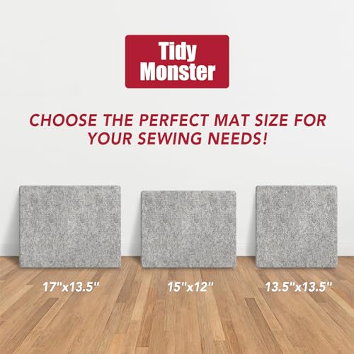Tidy Monster WOOL MAT 15X12 Pressing Mat For Quilting, 100% Wool From New Zealand, Portable Felted Wool Ironing Mat Pad Blanket For Quilter thumb #6