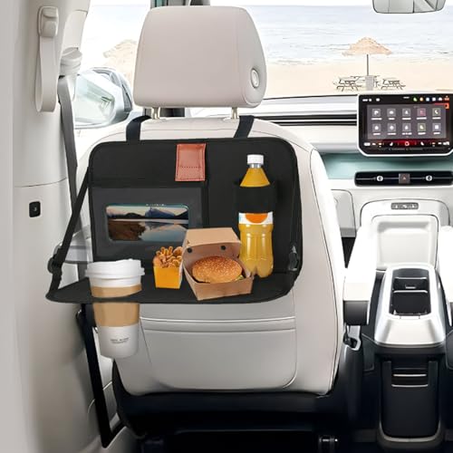 Table de siège arrière avec porte-boisson pour trajets quotidiens