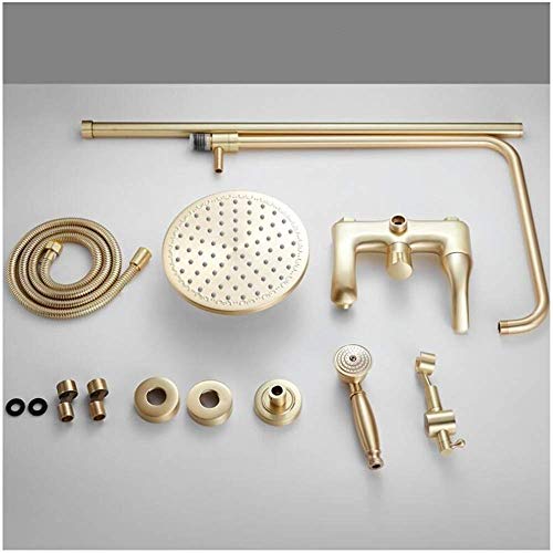 Ensemble de douche à effet pluie durable contre le calcaire