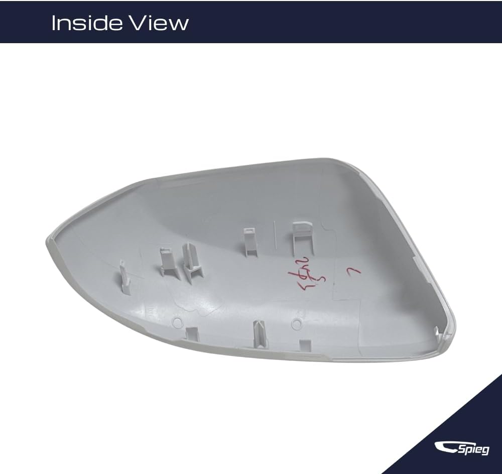 Spieg Driver Side Mirror Cover for 2020-2024 Toyota Corolla | Left Side Mirror Housing | Painted White Side View Mirror Cap Replacement for OE 87915-52251 87915-02360